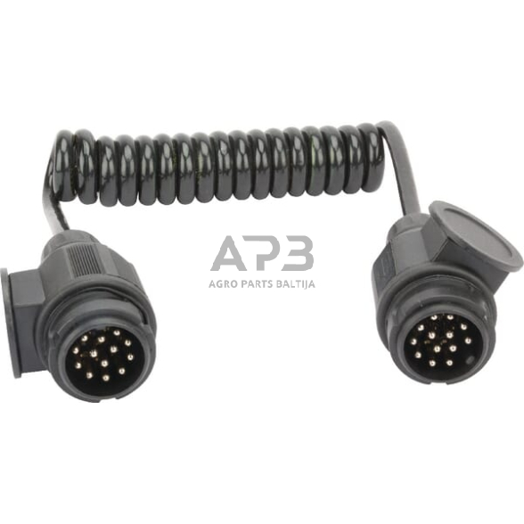 Spiralinis kabelis su rozete 1,75m LA404103 Spiralinis kabelis su rozete 1,75m LA404103