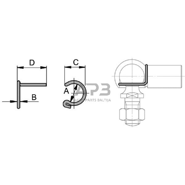 Spyruoklinis kaištis S16 CA7180516 1