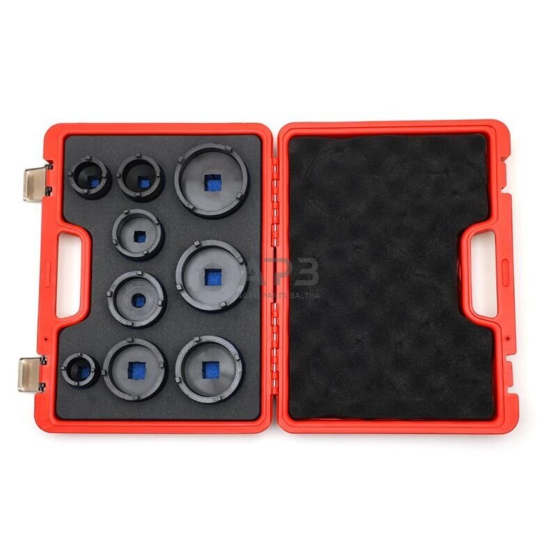 Specialių galvučių su vidiniais grioveliais rinkinys 9vnt. KM4-KM12 5