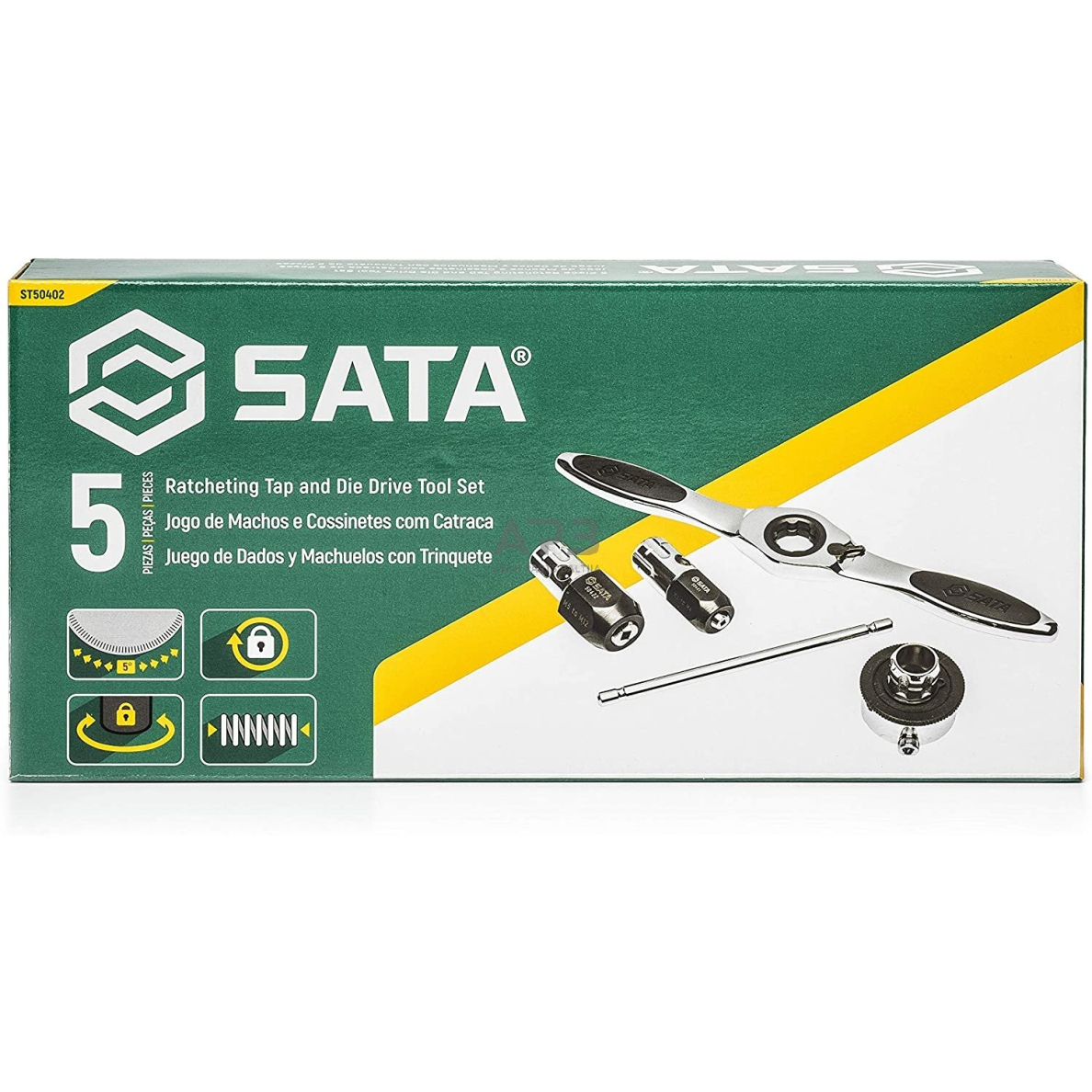 Sriegiklio ir sriepjovės laikiklio rinkinys 5vnt. 1 Sriegiklio ir sriepjovės laikiklio rinkinys 5vnt. 1