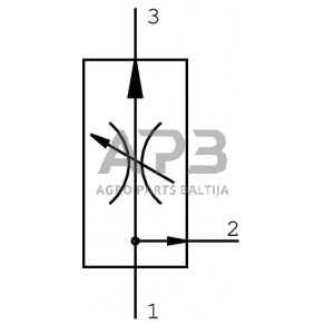Srauto valdymo vožtuvas 3 krypčių PP12001 1 Srauto valdymo vožtuvas 3 krypčių PP12001 1