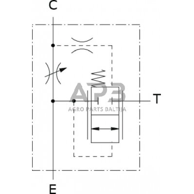 Srauto kontrolės vožtuvas 3 krypčių FPRFU 1/2 S G, FPRFU12SG 2 Srauto kontrolės vožtuvas 3 krypčių FPRFU 1/2 S G, FPRFU12SG 2