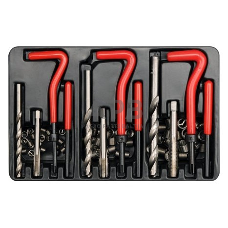 Sriegių taisymo rinkinys 88vnt. (M6-M10) Sriegių taisymo rinkinys 88vnt. (M6-M10)