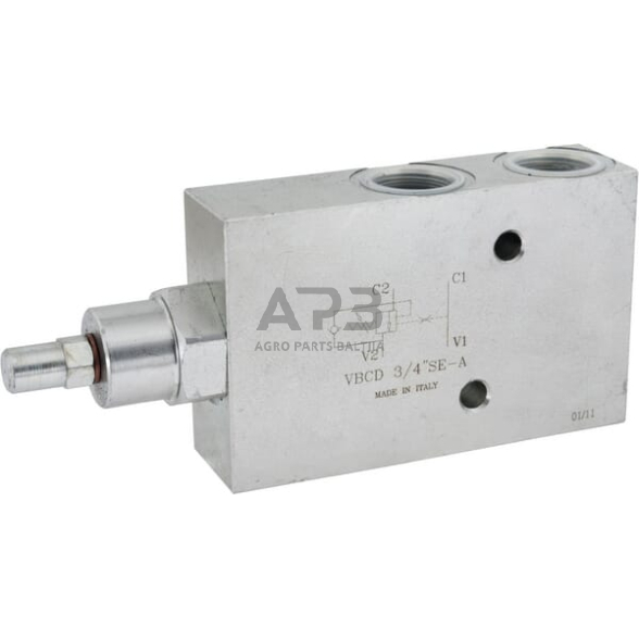 Srauto reguliavimo ir atbulinis vožtuvas VBCD SE A, G3/4", C056V0419 Srauto reguliavimo ir atbulinis vožtuvas VBCD SE A, G3/4", C056V0419