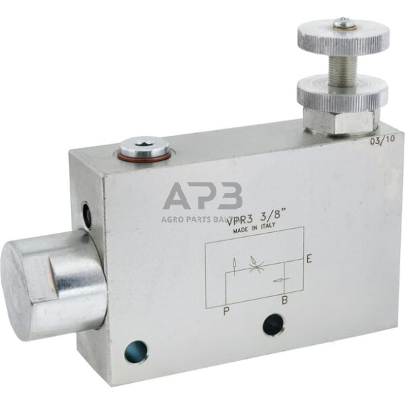 Srauto reguliavimo vožtuvas, VPR3, G1/2", C056V1070 1 Srauto reguliavimo vožtuvas, VPR3, G1/2", C056V1070 1