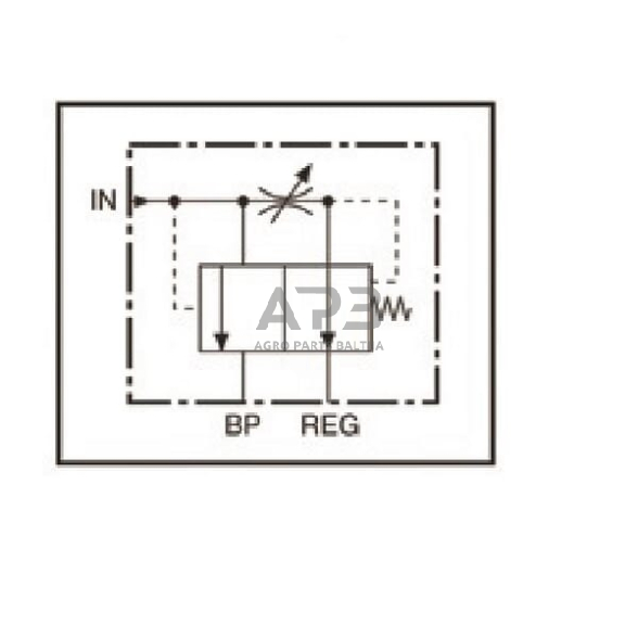Srauto valdymo vožtuvas 3 krypčių 0–95 l/min, VFD120RD250J 5 Srauto valdymo vožtuvas 3 krypčių 0–95 l/min, VFD120RD250J 5