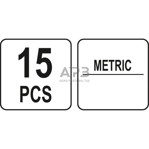 Sriegių taisymo rinkinys M6-M12 2 Sriegių taisymo rinkinys M6-M12 2