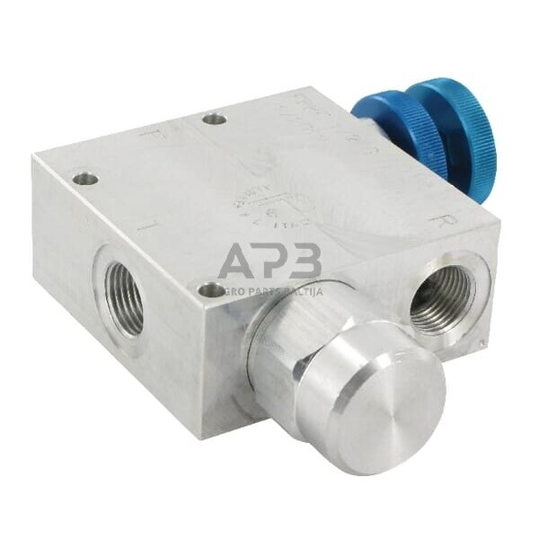 Srauto valdymo vožtuvas 3 krypčių 1/2" 50-90 l/min, FPRF12G 1 Srauto valdymo vožtuvas 3 krypčių 1/2" 50-90 l/min, FPRF12G 1