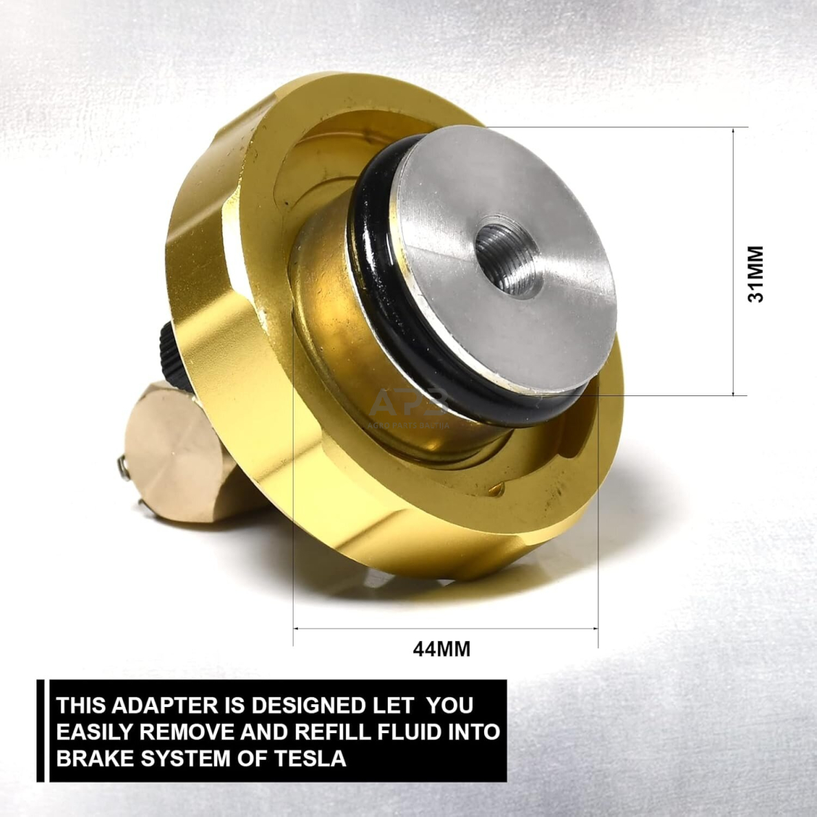 Stabdžių sistemos nuorinimo adapteris TESLA 3 ir Y 3 Stabdžių sistemos nuorinimo adapteris TESLA 3 ir Y 3