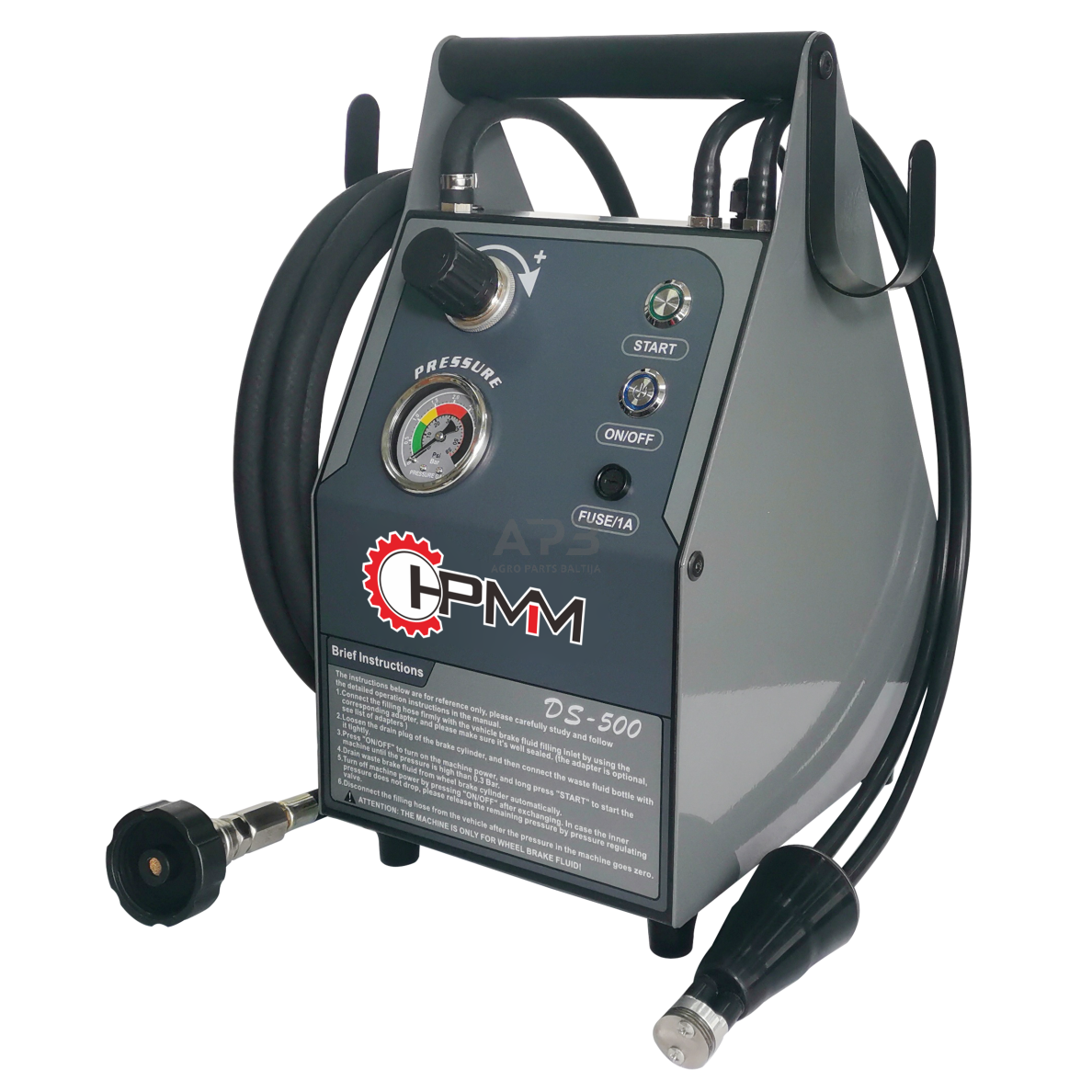 Stabdžių skysčio keitimo įrenginys 230V su priedais Stabdžių skysčio keitimo įrenginys 230V su priedais