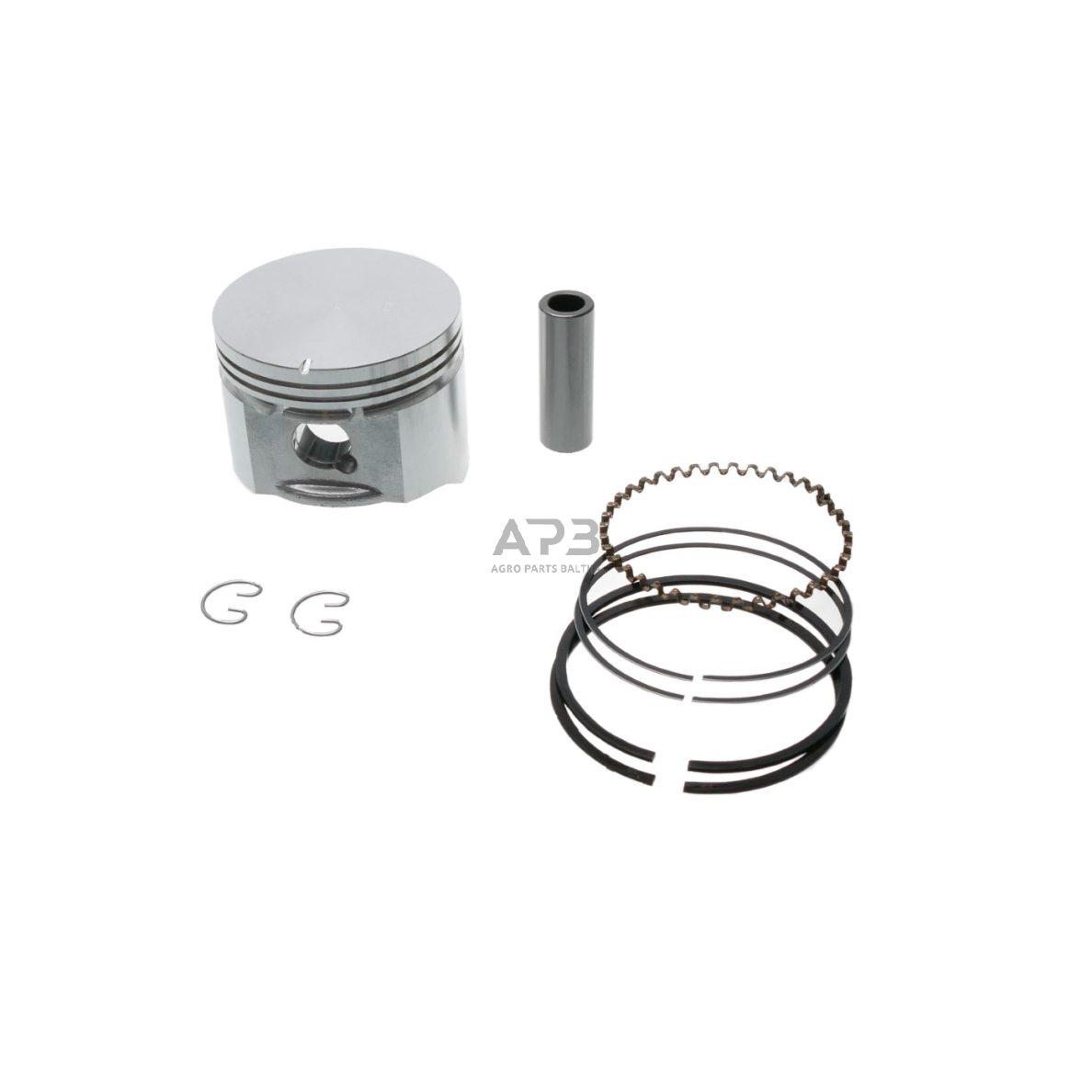 Stūmoklio komplektas BRIGGS & STRATTON išmatavimai cilindro mm 87,80 (remontinis +0,20) kaištis 20,30 x 58,90 mm nuo 10AG iki 18AG 391288, 394663, 394957 1