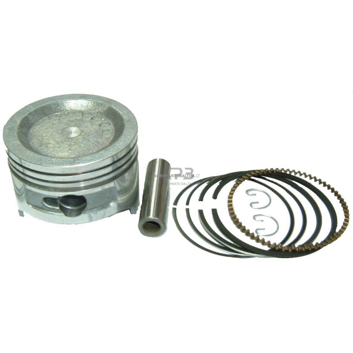 Stūmoklio komplektas Honda GX120 išmatavimai cilindro mm 60 (remontinis 0,50) kaištis 13 x 47 mm Stūmoklio komplektas Honda GX120 išmatavimai cilindro mm 60 (remontinis 0,50) kaištis 13 x 47 mm