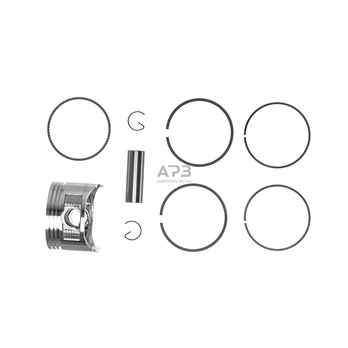 Stūmoklio komplektas Honda GX200 išmatavimai cilindro mm 68 (remontinis +0,50) kaištis 18 x 53,6 mm 3 Stūmoklio komplektas Honda GX200 išmatavimai cilindro mm 68 (remontinis +0,50) kaištis 18 x 53,6 mm 3