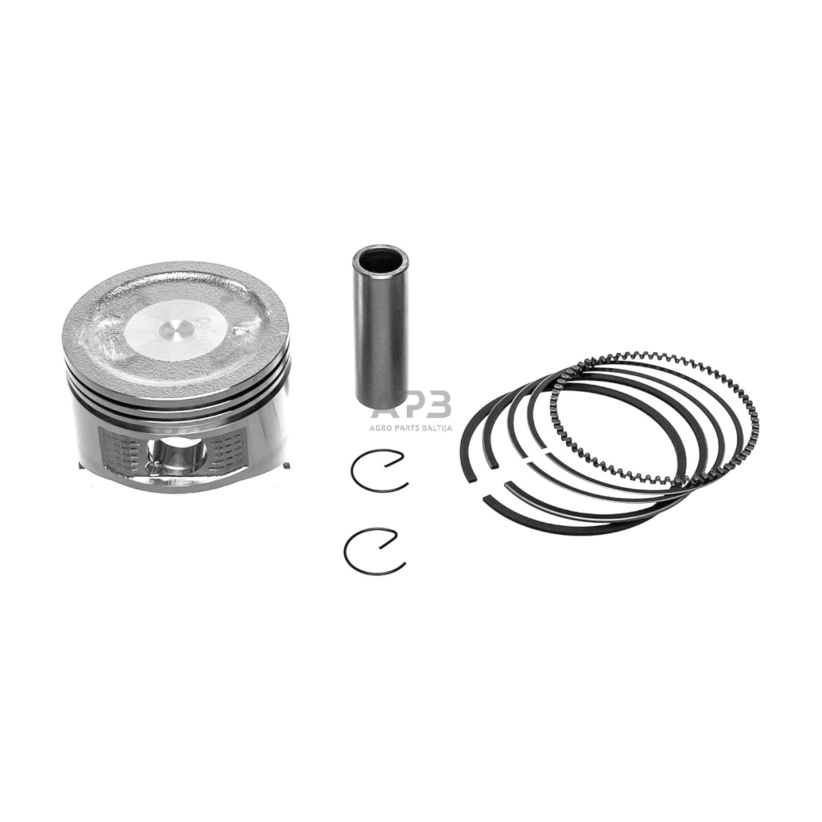 Stūmoklio komplektas Honda GX200 išmatavimai cilindro mm 68 (remontinis +0,50) kaištis 18 x 53,6 mm 1