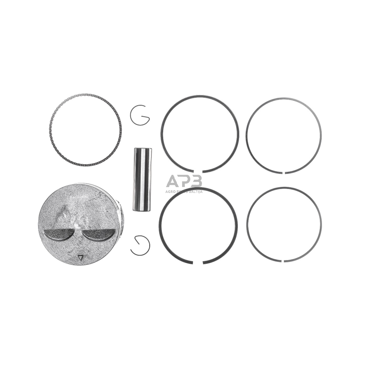 Stūmoklio komplektas Honda GX240, išmatavimai cilindro mm 73 kaištis 18 x 59,4 mm 3