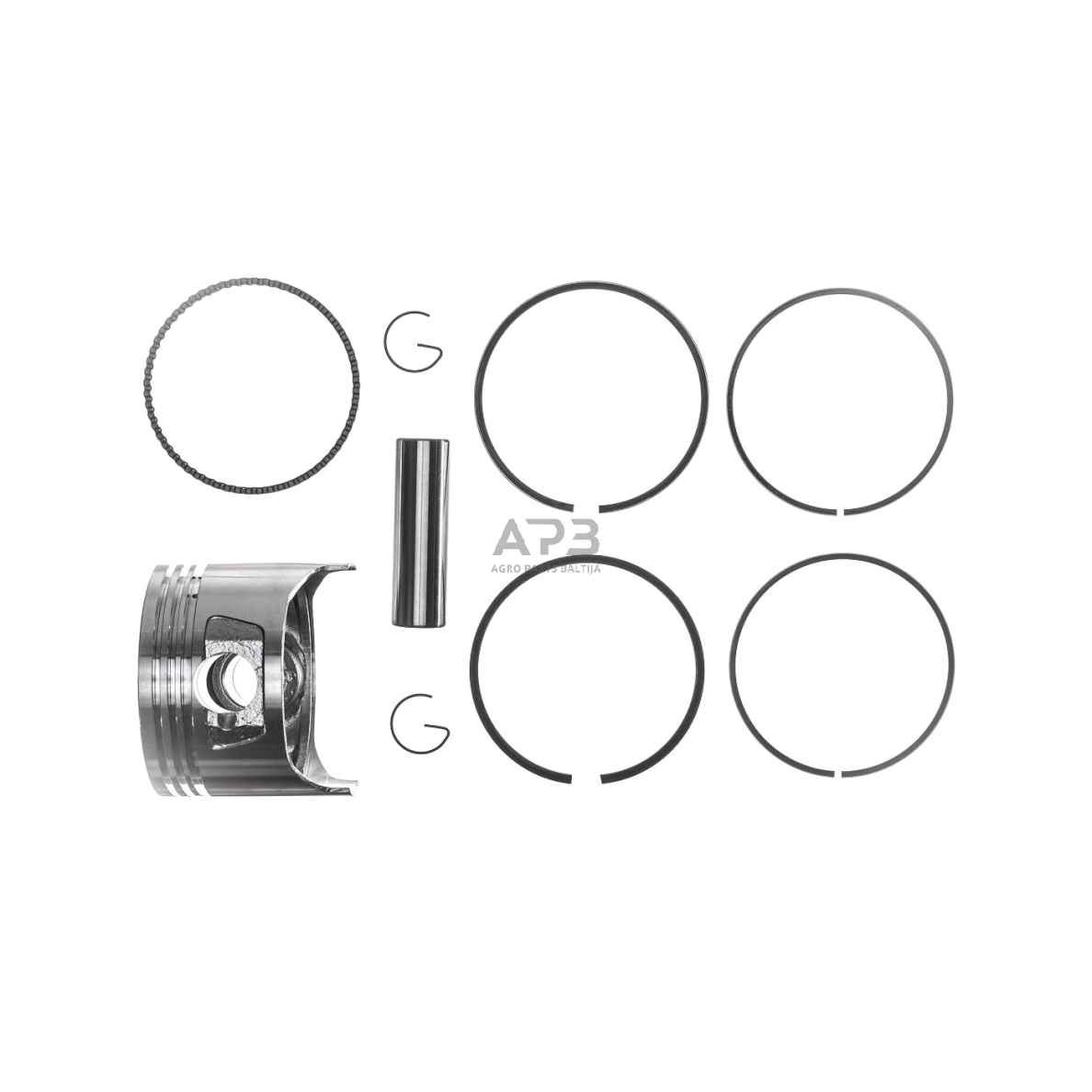 Stūmoklio komplektas HONDA GX240 išmatavimai stūmoklio 73 mm (standartinis), 13101-ZE2-W00, 13101ZE2W00, 13101ZE2W00V 4
