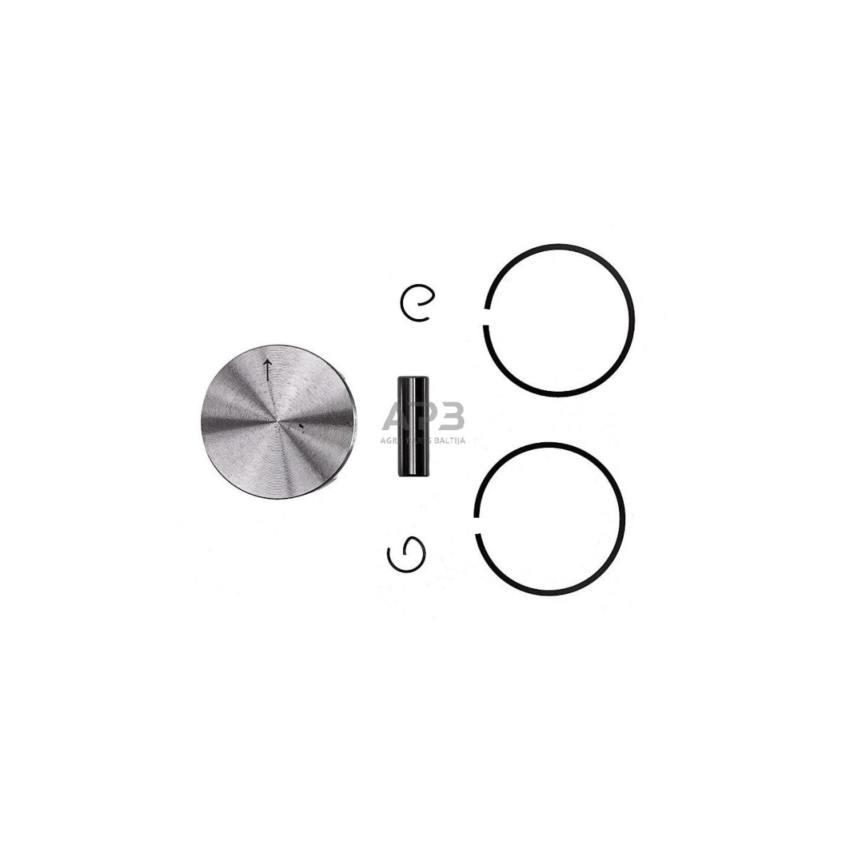 Stūmoklio komplektas pjūklams STIHL MS170 37 mm 1130 030 2000, 11300302000 3 Stūmoklio komplektas pjūklams STIHL MS170 37 mm 1130 030 2000, 11300302000 3