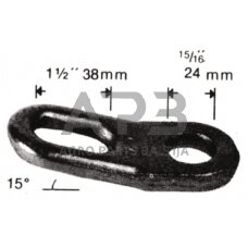 Stabilizatoriaus prijungimo plokštelė 15° Z790122KR
