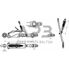 Stabilizatorius 385,00 mm – 404,00 mm CBM SLAB020