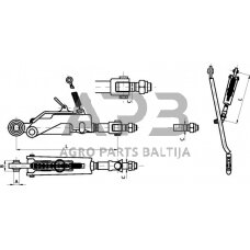 Stabilizatorius 408,00 mm – 483,00 mm CBM SLAB060