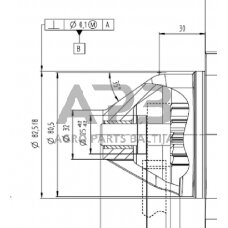 Starteris Mahle 12V, 3.2kW, 11 dantų MS737