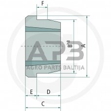 Stebulė įvorėms 83 x 25 mm