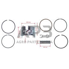 Stūmoklio komplektas HONDA GX120 išmatavimai stūmoklio 60 mm (standartinis), 13101-ZH7-000, 13101ZH7000, 13101ZH7000V