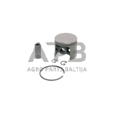 Stūmoklio komplektas Husqvarna 154 išmatavimai stūmoklio 45 mm. 501 86 68-02, 5018668-02, 501866802, 501 87 82 03, 5018782-03, 501878203, 503 08 78-04, 5030878-04, 50387804, 503 50 37-01, 5035037-01, 503503701, 503503701, HU503 50 37-01, HU5035037-01