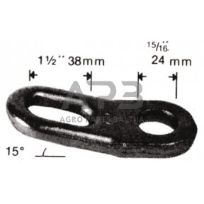 Stabilizatoriaus prijungimo plokštelė 15° Z790122KR