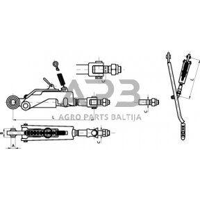 Stabilizatorius 399,00 mm – 414,00 mm CBM SLAB070HD