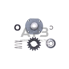 Starterio bendeksas Briggs & Stratton varikliams naujo tipo, krumpliaratis su 16 dantų, modeliams: 176400, 196400, 197400, 28A ,B, C, D, M, N, P, Q, 40A777 (7, 8.5,12, 14 ir 15AG) 497606, 696541,394805, 394808, 497401, 498148
