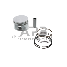 Stūmoklio komplektas BRIGGS & STRATTON išmatavimai cilindro mm 87,80 (remontinis +0,20) kaištis 20,30 x 58,90 mm nuo 10AG iki 18AG 391288, 394663, 394957
