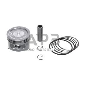 Stūmoklio komplektas Honda GX160 išmatavimai cilindro mm 68 (remontinis 0,25) pirminiai išmatavimai, kaištis 18 x 53,6 mm