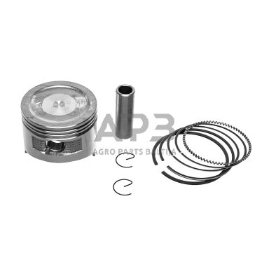 Stūmoklio komplektas Honda GX160 išmatavimai cilindro mm 68 (remontinis 0,50) antriniai išmatavimai, kaištis 18 x 53,6 mm