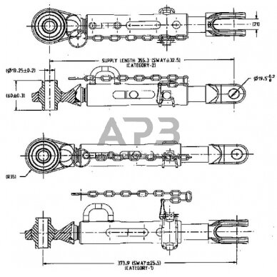 Stabilizatorius RE242457N 2