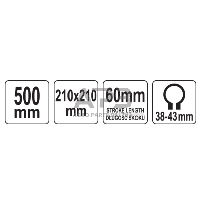 Stovas gręžtuvui 500mm (pasukamas) 4