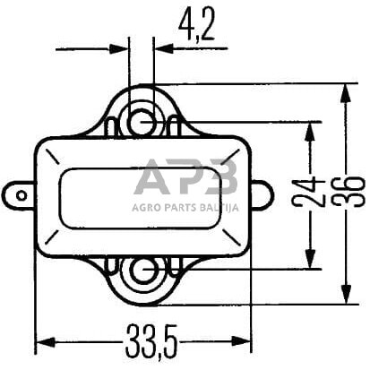 Stabdžių žibinto jungiklis Hella 6DF001551091 5