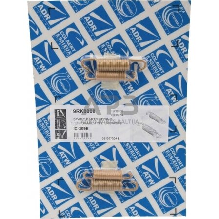 Stabdžių spyruoklių komplektas ADR 9RK0008 Stabdžių spyruoklių komplektas ADR 9RK0008