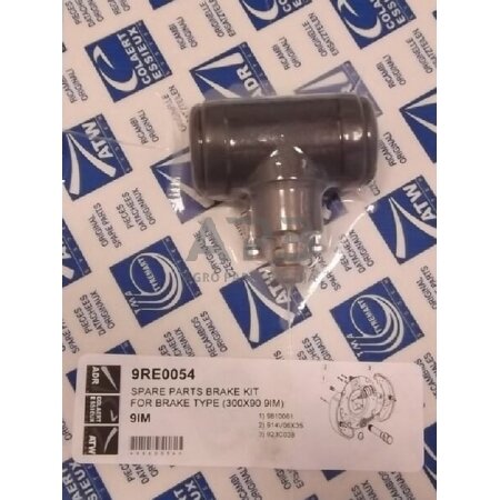 Stabdžių cilindras ADR 9RE0054 Stabdžių cilindras ADR 9RE0054