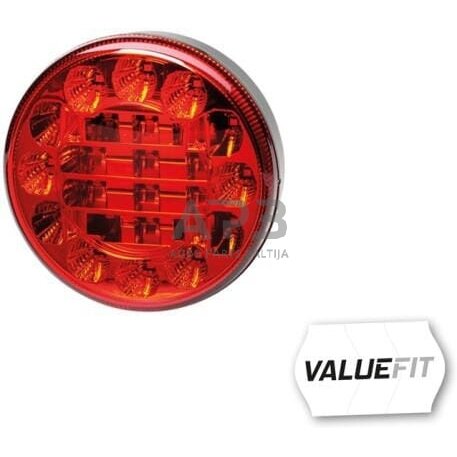 Stabdžių žibintas LED, apvalus, 10/30V, raudona, Ø 122mm, 24 LED, Hella ValueFit 2SB357027011 5 Stabdžių žibintas LED, apvalus, 10/30V, raudona, Ø 122mm, 24 LED, Hella ValueFit 2SB357027011 5