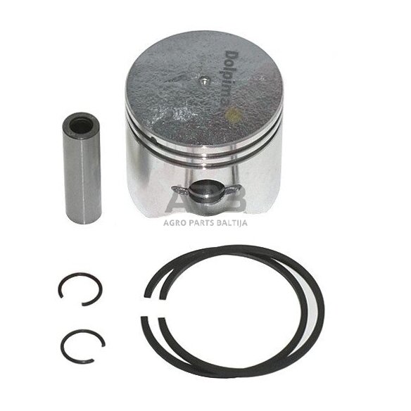 Stūmoklio komplektas kiniškoms krūmapjovėms 34 mm 26cc Stūmoklio komplektas kiniškoms krūmapjovėms 34 mm 26cc