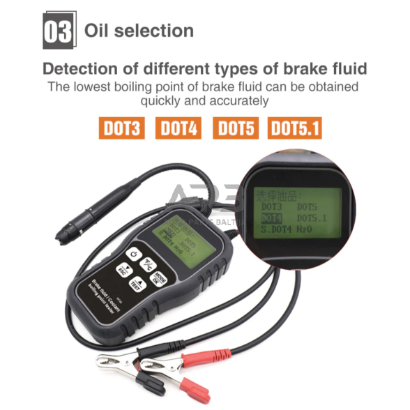 Stabdžių ir aušinimo skysčio testeris 6 Stabdžių ir aušinimo skysčio testeris 6