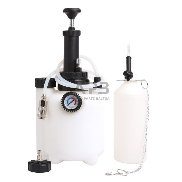Stabdžių ir sankabos sistemos nuorinimo įrankis su pompa Stabdžių ir sankabos sistemos nuorinimo įrankis su pompa