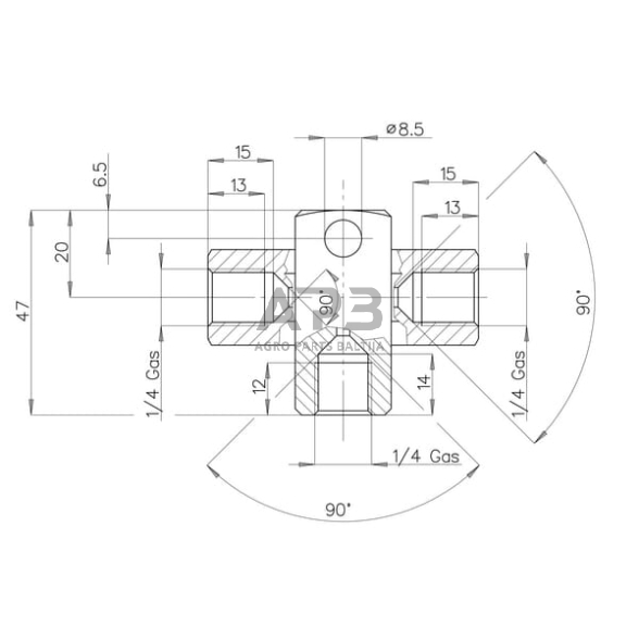 Stabdžių vožtuvas Safim 201541 3 Stabdžių vožtuvas Safim 201541 3