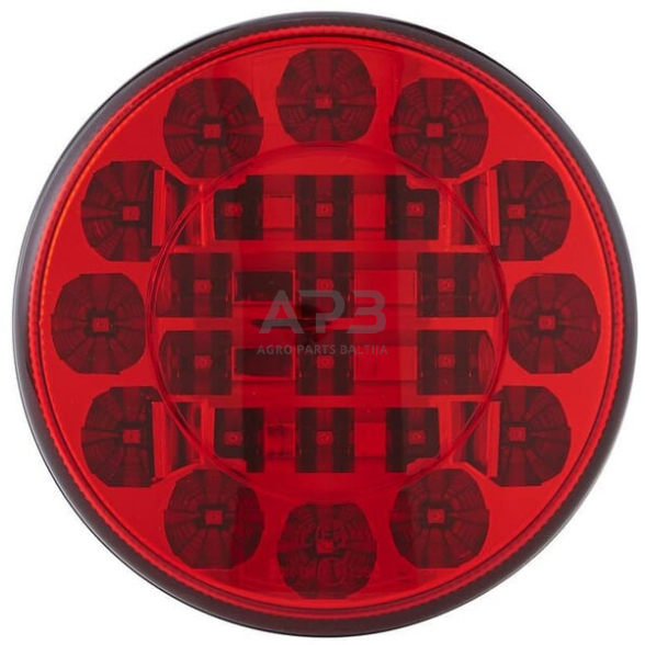 Stabdžių žibintas LED, apvalus, 10/30V, raudona, Ø 122mm, 24 LED, Hella ValueFit 2SB357027011 1 Stabdžių žibintas LED, apvalus, 10/30V, raudona, Ø 122mm, 24 LED, Hella ValueFit 2SB357027011 1