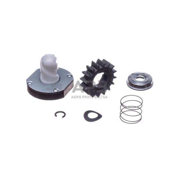 Starterio bendeksas Briggs & Stratton varikliams naujo tipo, krumpliaratis su 16 dantų, modeliams: 176400, 196400, 197400, 28A ,B, C, D, M, N, P, Q, 40A777 (7, 8.5,12, 14 ir 15AG) 497606, 696541,394805, 394808, 497401, 498148 1