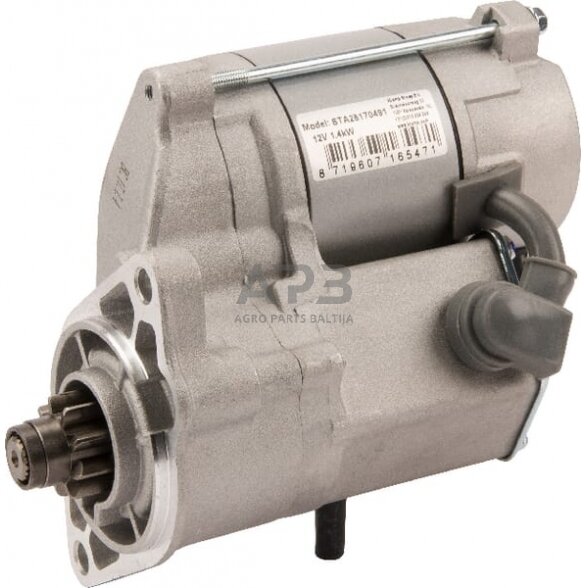 Starteris 12V, 1.4kW, 9-dantų STA26170491 Starteris 12V, 1.4kW, 9-dantų STA26170491