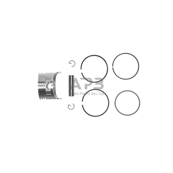 Stūmoklio komplektas Honda GX120 išmatavimai cilindro mm 60 (remontinis 0,25) kaištis 13 x 47 mm 3