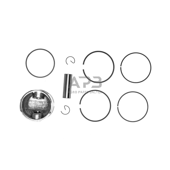 Stūmoklio komplektas HONDA GX160 išmatavimai stūmoklio 68 mm (+0,50 remontinis), 13103-ZF1-000, 13103ZF1000, 13103ZF1000C 4