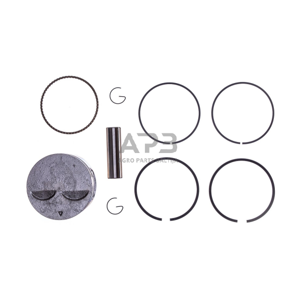 Stūmoklio komplektas Honda GX240 išmatavimai cilindro mm 73 (remontinis 0,25) kaištis 18 x 59,4 mm 3